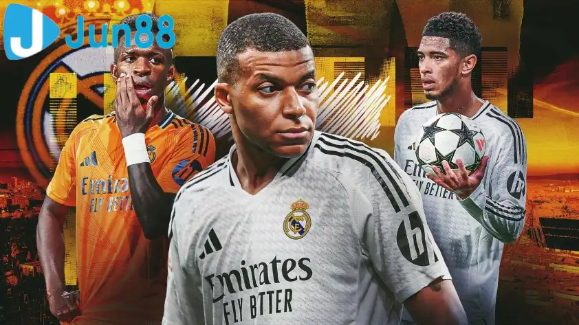 Mbappe đang làm lu mờ Bellingham và Vinicius (ảnh: GOAL). Mbappe đang làm lu mờ Bellingham và Vinicius (ảnh: GOAL).