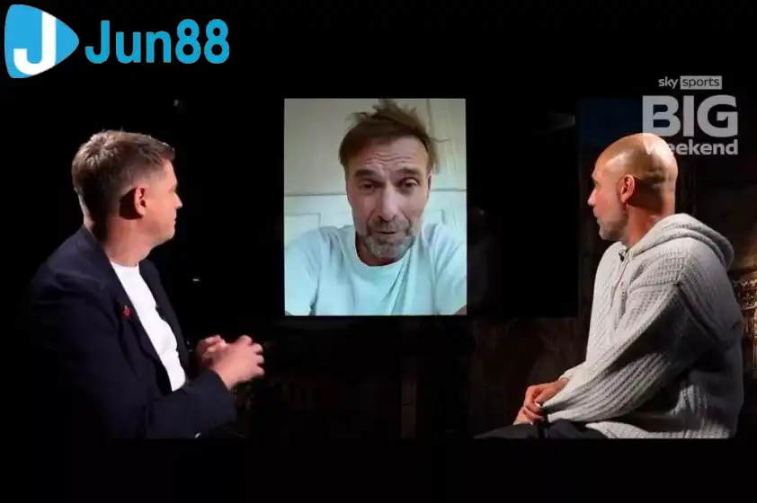 Jurgen Klopp gửi lời chúc tới Pep Guardiola nhận dịp chiến lược gia người Tây Ban Nha đạt cột mốc 1000 trận đấu trong sự nghiệp cầm quân Jurgen Klopp gửi lời chúc tới Pep Guardiola nhận dịp chiến lược gia người Tây Ban Nha đạt cột mốc 1000 trận đấu trong sự nghiệp cầm quân
